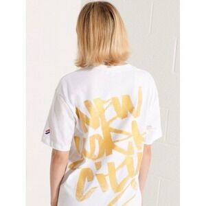 SUPERDRY Womens Strikeout Graphic T‎ shirt NYC Size 6 US  Small NWT Streetwear